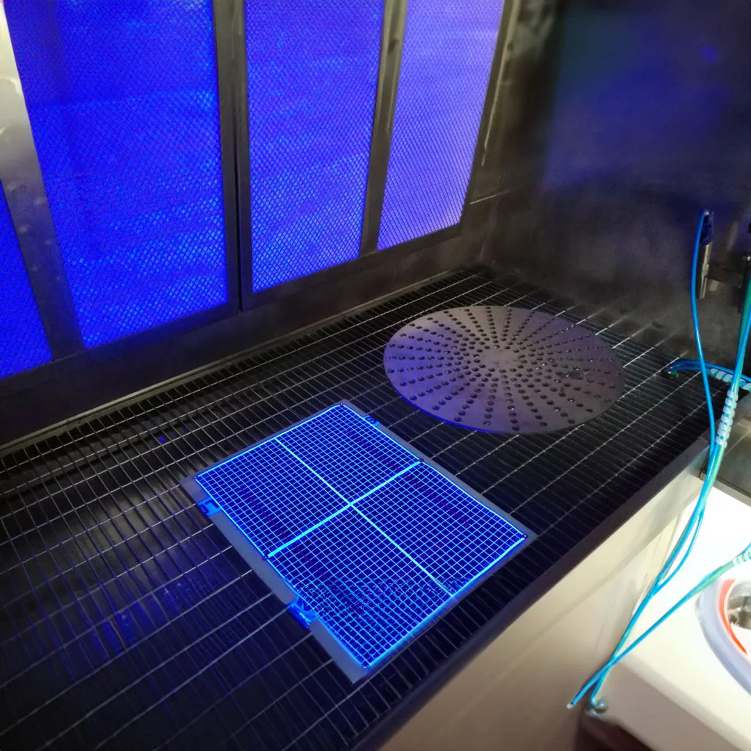 cabina pt controllo con liquidi penetranti