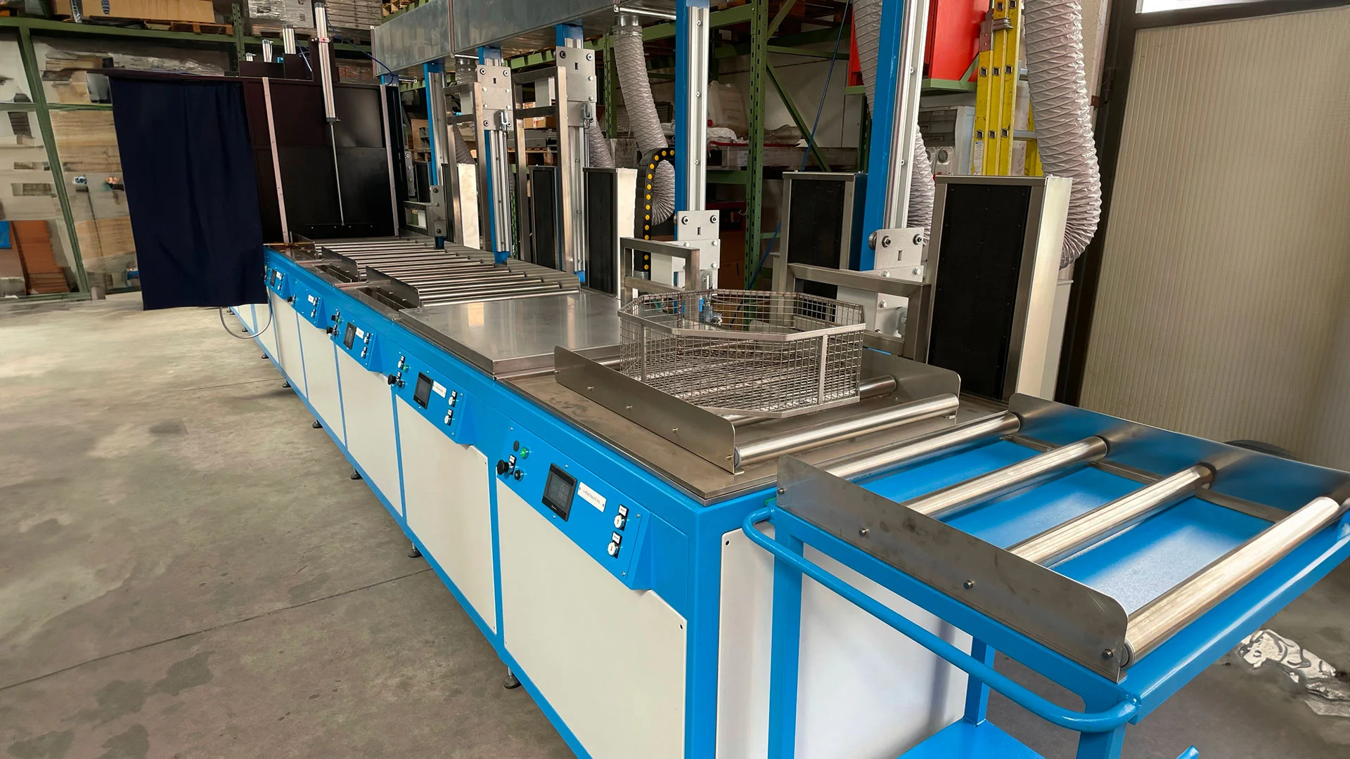 particolare impianto in linea