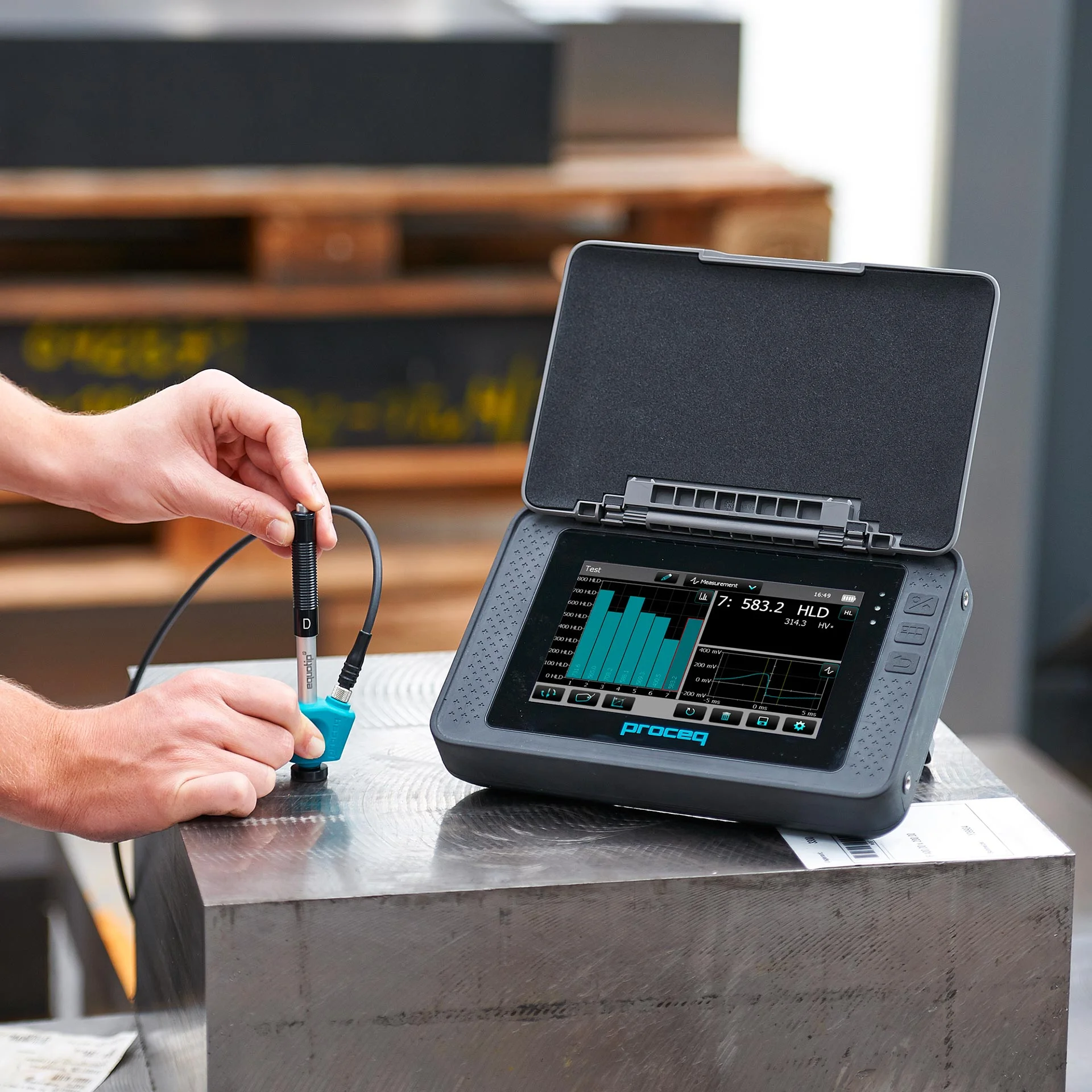 tecnico prova durometria